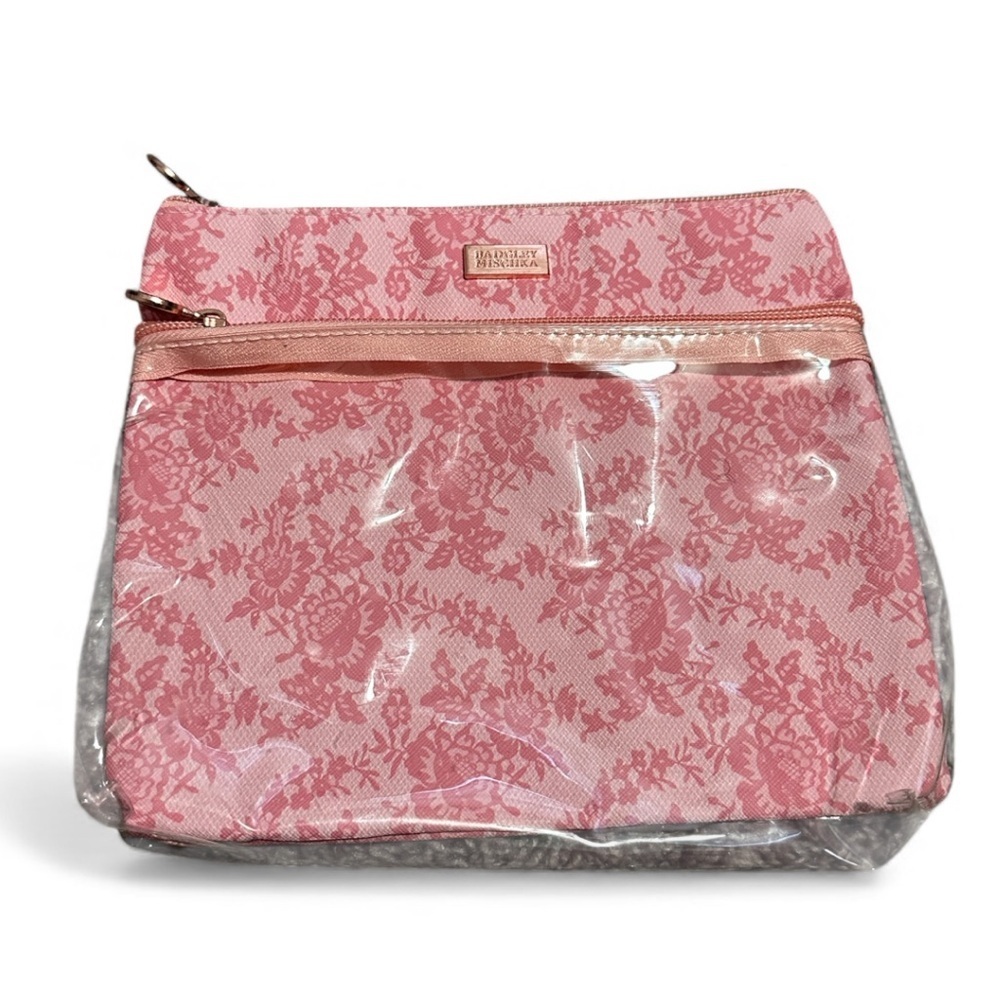 Badgley Mishka Pink Lace Cosmetic Bag